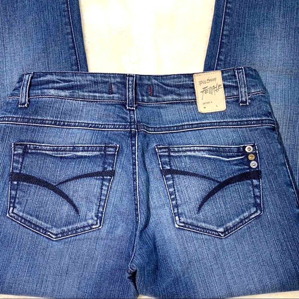 Pit Stop Jeans Distressed light Wash Skinny Jean Size 28 - Picture 5 of 12
